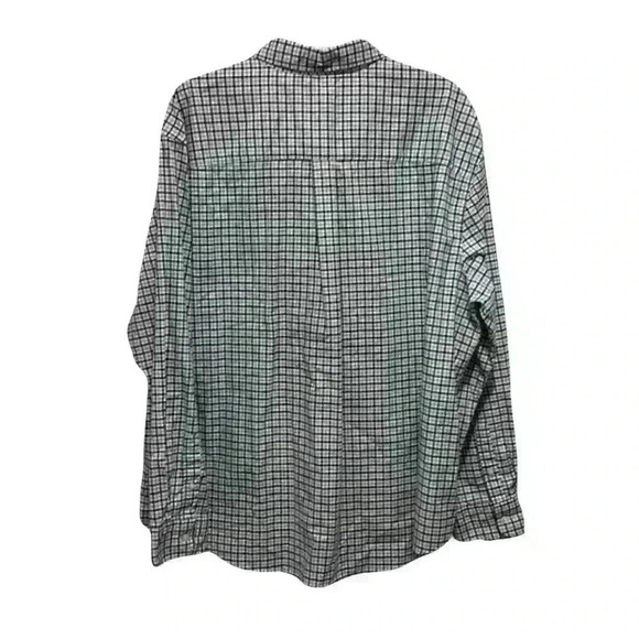 Men’s Chaps Blue Plaid Long Sleeve Button Down Shirt - Size 2XB - Picture 3 of 11